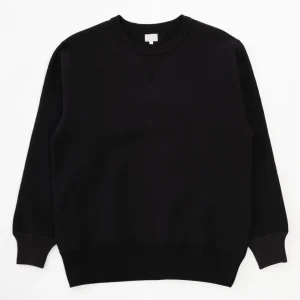 10 OZ. LOOPWHEEL CREWNECK SWEATSHIRT Black