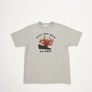 4096 88/12 Heather Crew Neck T DEATH FROM BELOW