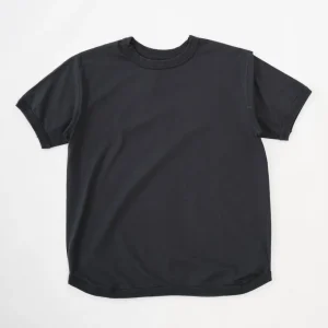 5222-22 Flat Seam Heavyweight T-paidat  Musteenvärinen