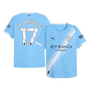 Manchester City Kotipelipaita 2025/26 – DE BRUYNE #17 (Pelaajaversio)
