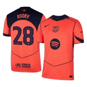 Barcelona Kolmas pelipaita 2025/26 – ROONY #28
