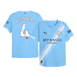 Manchester City Kotipelipaita 2025/26 – REIJNDERS #4 (Pelaajaversio)