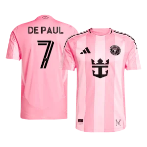 Inter Miami CF Kotipelipaita 2025 – DE PAUL #7 (Pelaajaversio)