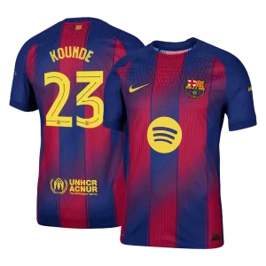 Barcelona Kotipelipaita 2025/26 UCL – KOUNDE #23 (Pelaajaversio)