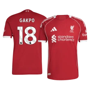 Liverpool Kotipelipaita 2025/26 – GAKPO #18 (Pelaajaversio)