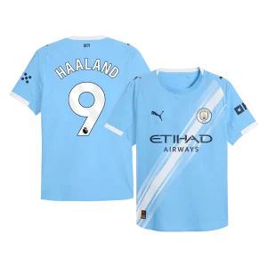 Manchester City Kotipelipaita 2025/26 – HAALAND #9 (Pelaajaversio)