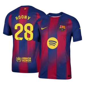 Barcelona Kotipelipaita 2025/26 – ROONY #28 (Pelaajaversio)