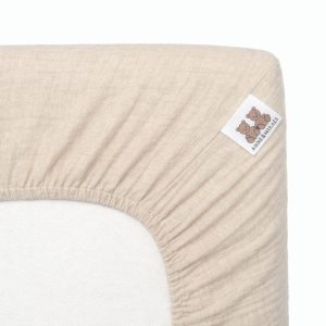 ANNE&MIKAEL Muotoonommeltu harso aluslakana (60x120cm) - Beige