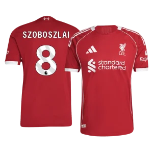 Liverpool Kotipelipaita 2025/26 – SZOBOSZLAI #8 (Pelaajaversio)