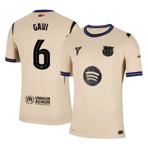Barcelona Vieraspelipaita 2025/26 UCL – GAVI #6 (Pelaajaversio)