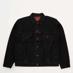 Bengala-Dye Denim Jacket Red