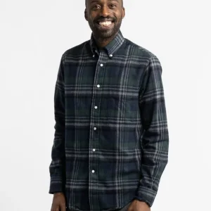 Blackwatch Melange Shaggy Flannel