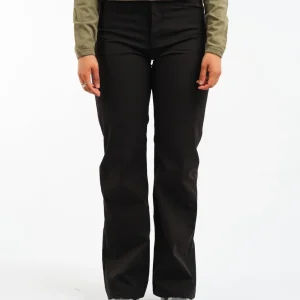 Boot Cut Black Muted Scuba