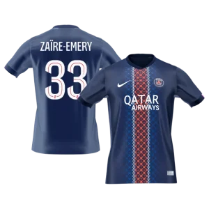 PSG Kotipelipaita 2025/26 – ZAïRE EMERY #33