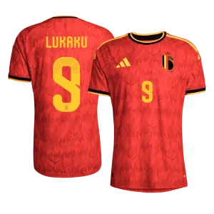 Belgia Kotipelipaita MM-kisat 2026 – LUKAKU #9 (Pelaajaversio)