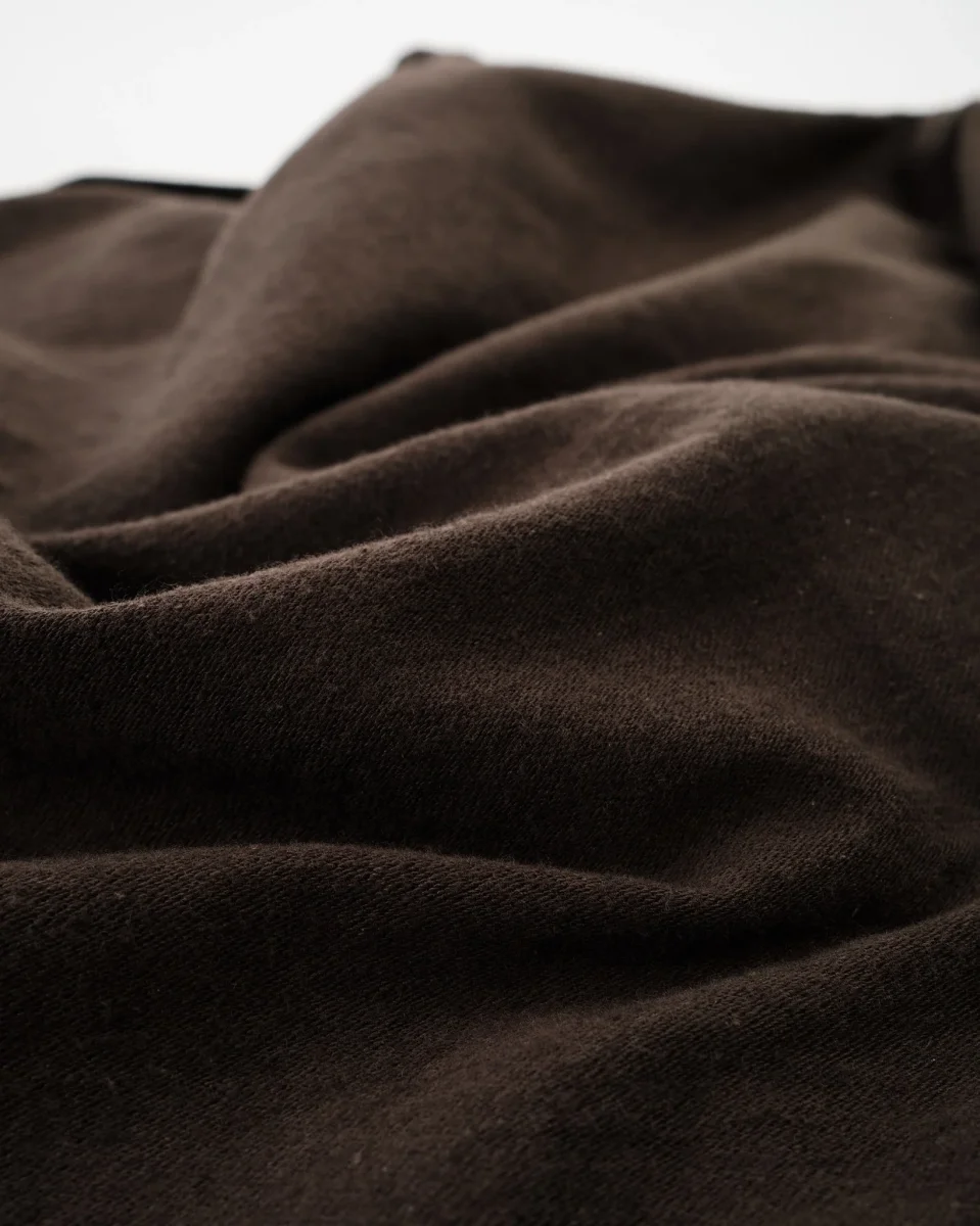 COTTON LINEN MOLESKIN RELAX FIT SIMPLE WORK JACKET CHARCOAL GRAY - Image 3