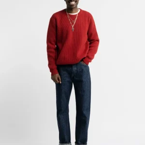 Crewneck Long Sleeve Cashmere Cherry