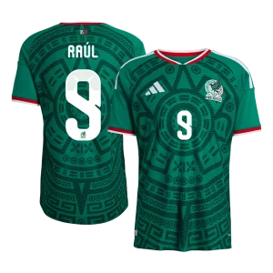 Meksiko Kotipelipaita MM-kisat 2026 – Raúl #9 (Pelaajaversio)