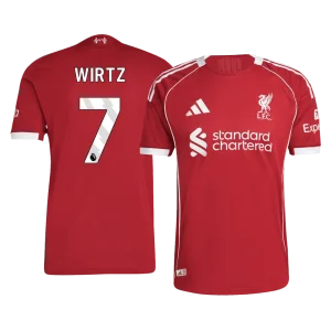 Liverpool Kotipelipaita 2025/26 – WIRTZ #7 (Pelaajaversio)