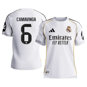 Real Madrid Kotipelipaita 2025/26 [PREMIUM] – CAMAVINGA #6 (Pelaajaversio)