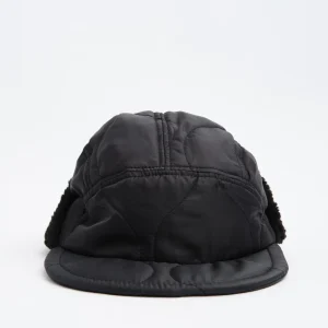 Halfmoon Cap With Ears Black
