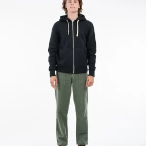 HDJKT02 GOOD BASICS men’s hooded zip jacket 98 charcoal