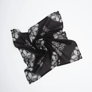 Ingrid Bandana Paisley Black