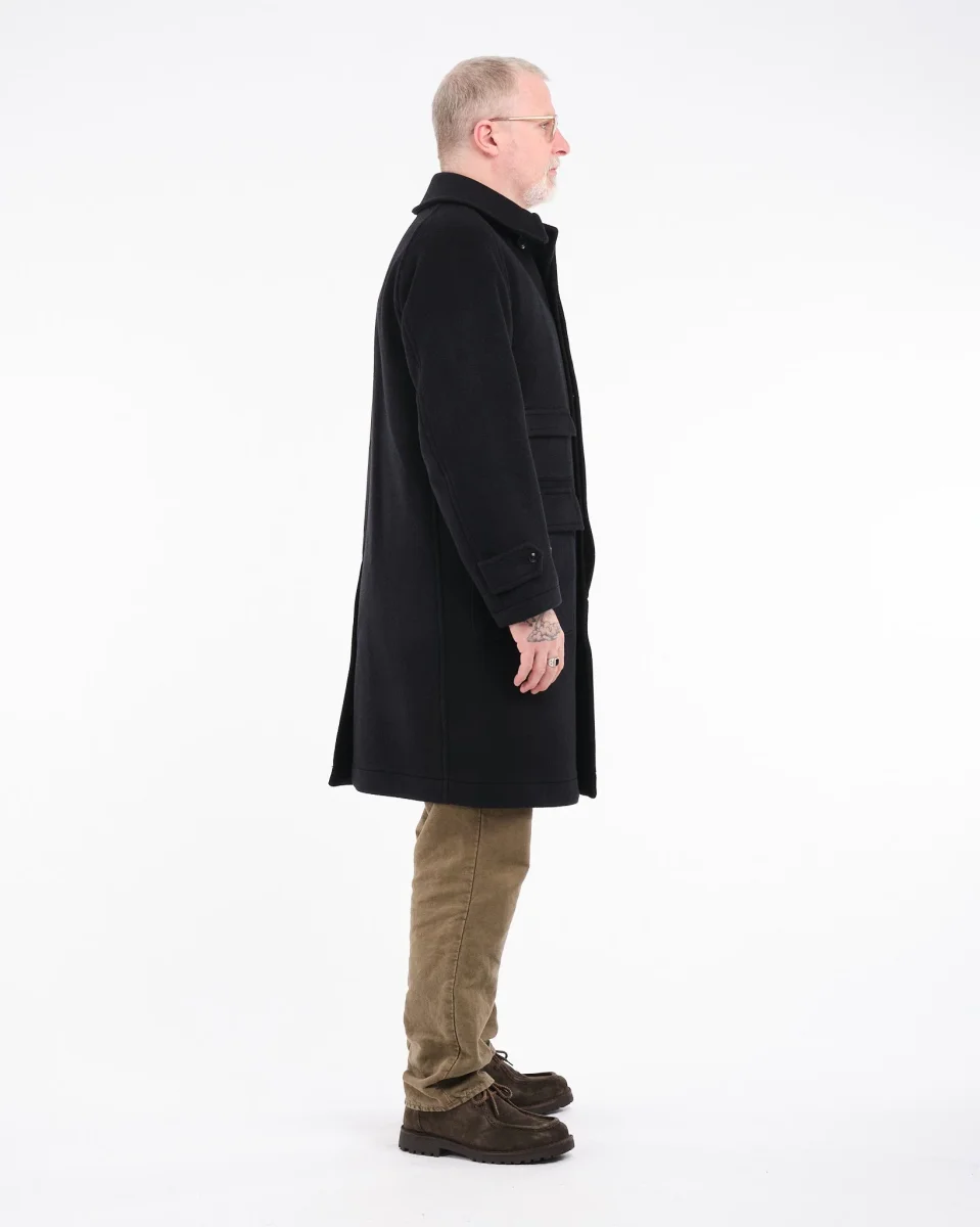 Kaptain Sunshine Traveller Coat Top Black - Image 6