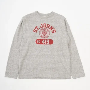 Lot 5906 Long Sleeve Crew Neck T-Shirt St. John's Heather Gray