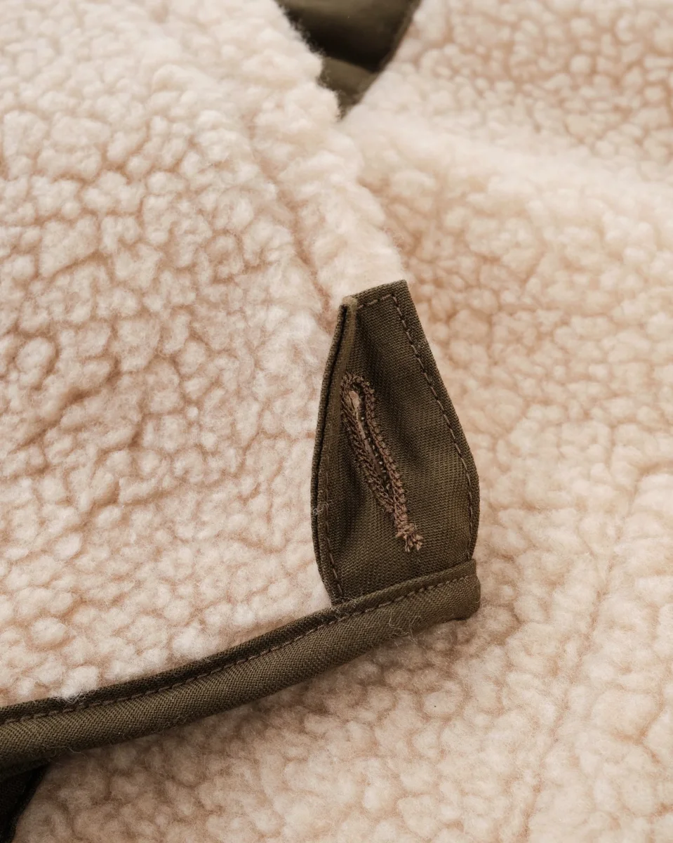 M-65 Fish Tail Coat Liner Beige - Image 7