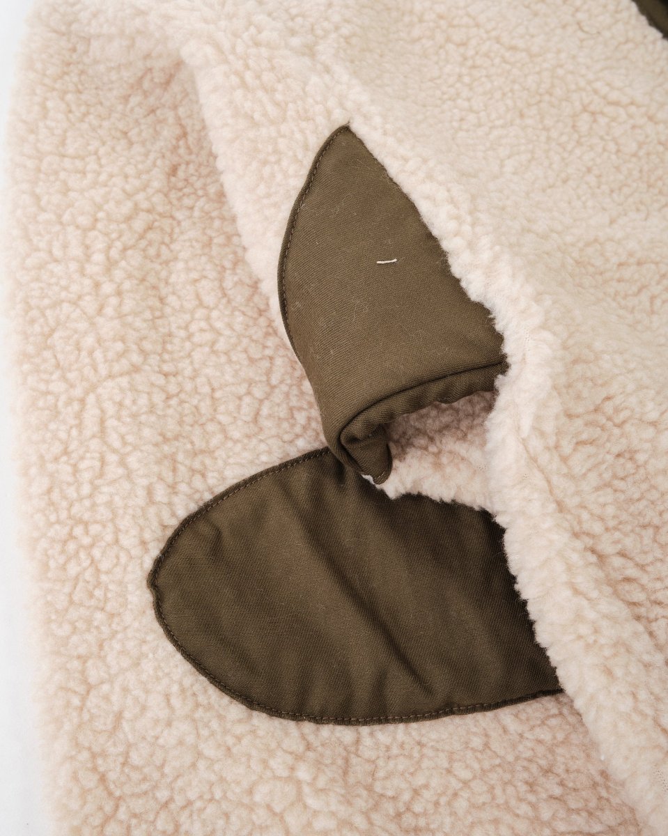 M-65 Fish Tail Coat Liner Beige - Image 6
