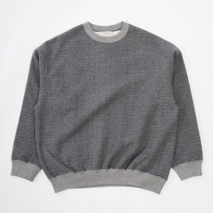 orSlow Relaxed Fit Dense-Knit -collegepaita hiilenharmaa