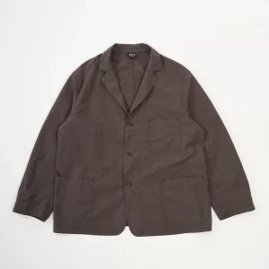 Simple Light Jacket Charcoal Gray