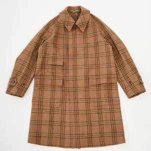Traveller Coat Beige Plaid