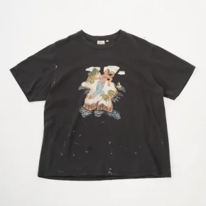 Vintage Fade Hawaiian Graphic T-Shirt