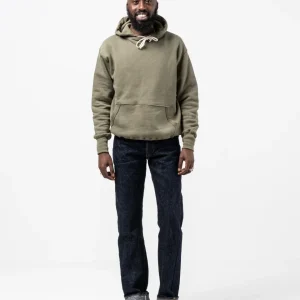 Two-Needle Loopwheel Hoodie OD Green